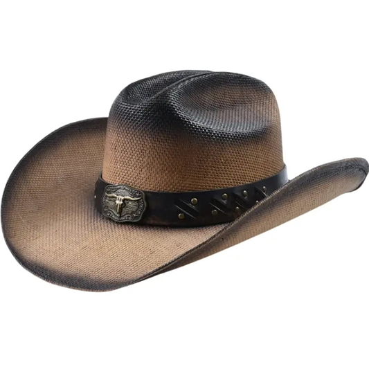 Bull Head Concho Cowboy Hat